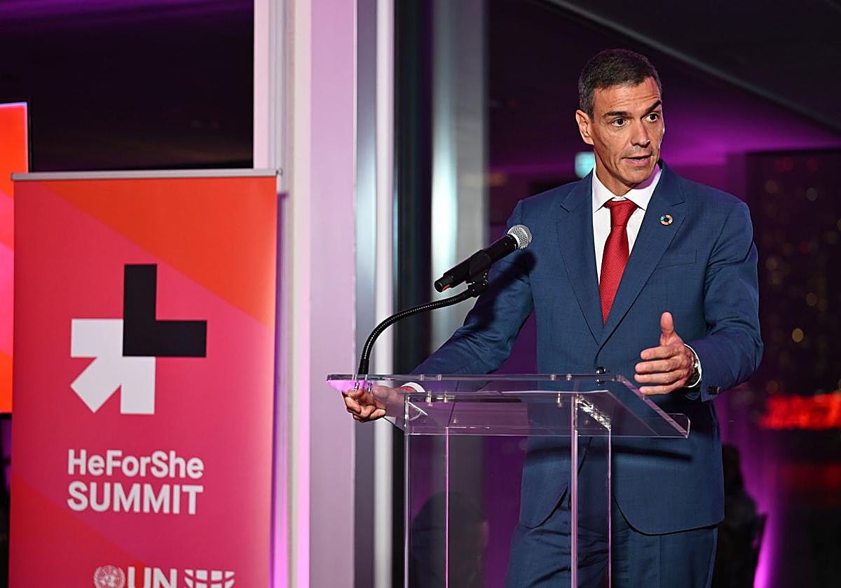 Pedro Sánchez asiste a la sesión de apertura del 80º período de sesiones de la ONU.