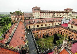 Edificios de la Universidad Pontificia de Comillas donde se desarrolló el rodaje.