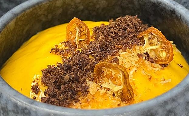 Salmorejo de naranja.