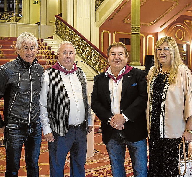 Marino Lejarreta, Juan Carlos Rastrollo, Iñaki Basabe y Marian Gómez.