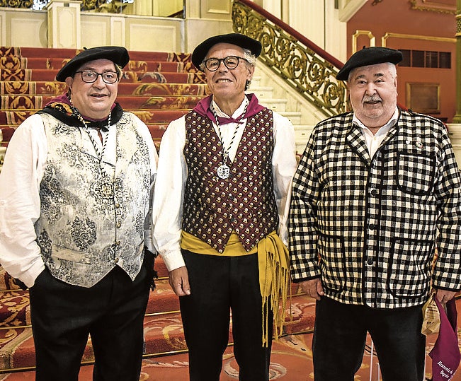 Iñaki Ruiz, José Andrés Etxebarria y Moises San Pelayo. 