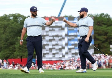 Un soberbio Rahm consigue el primer punto para Europa en la Ryder