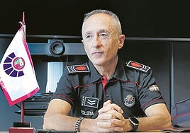 Joseba Erkoreka, jefe del grupo de homicidios de la Ertzaintza en Bizkaia