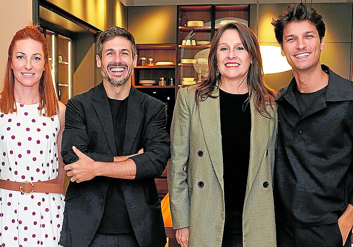 Juan Carlos González, Oiana Mendieta, Hugo Gainzarain, Ane Jimeno y Pablo López.