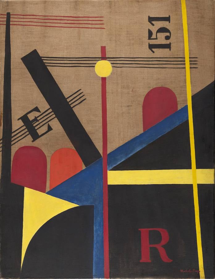 Imagen - 'Gran pintura del ferrocarril' (1920) de László Moholy-Nagy.