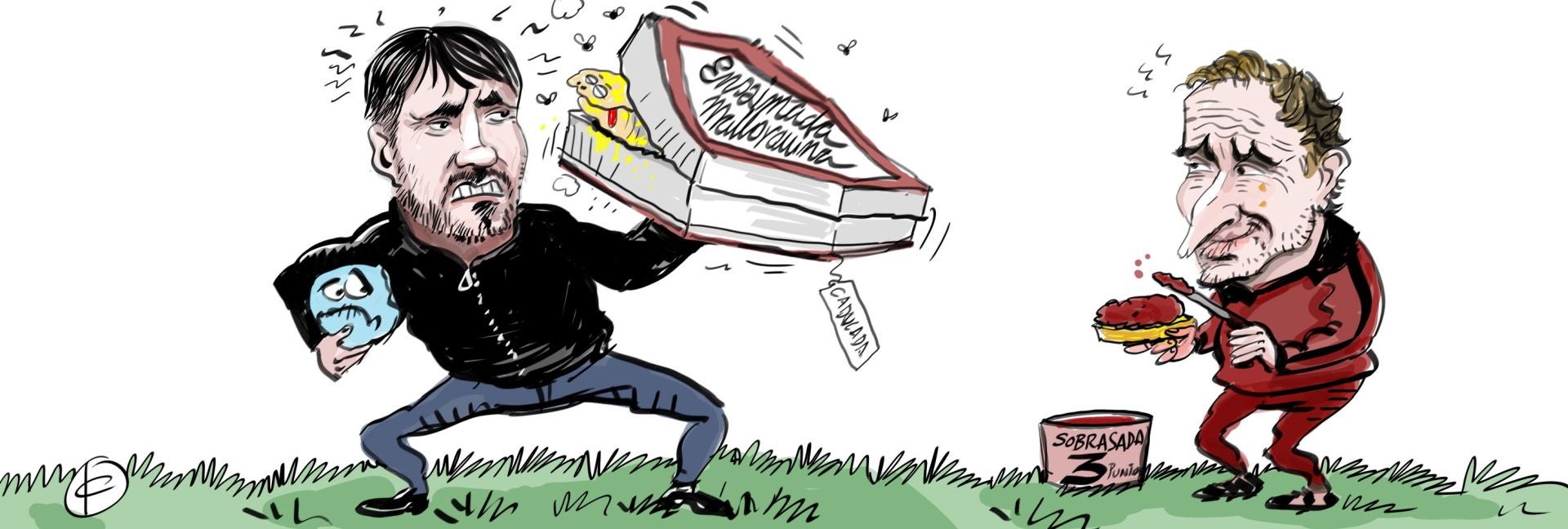 La viñeta de Cerrajería sobre la derrota del Alavés en Mallorca