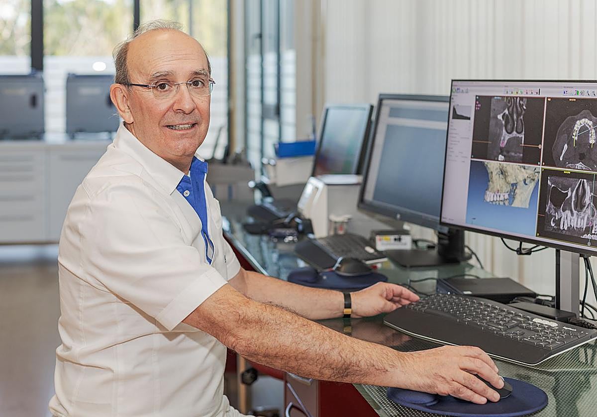 Eduardo Anitua, en las instalaciones de BTI.