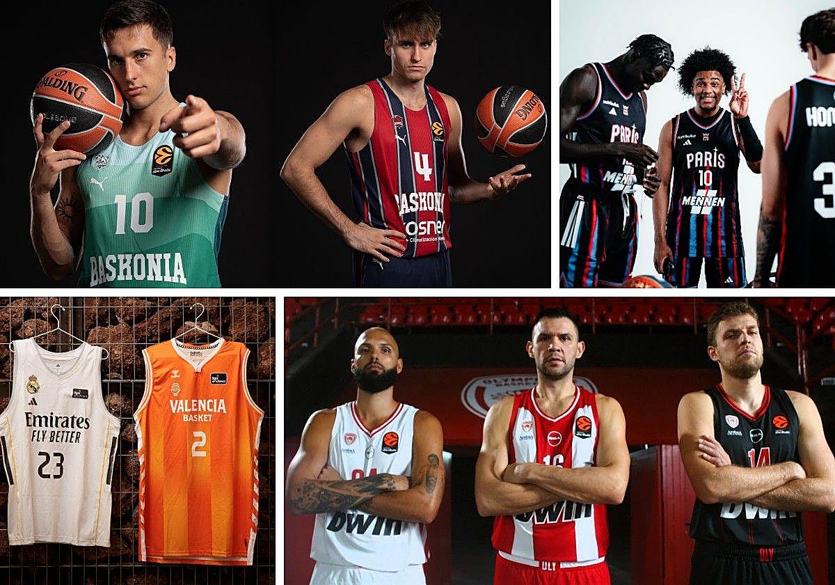 El ranking con el que no estarás de acuerdo: las camisetas más bonitas de la Euroliga 2025-26