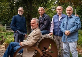 Rafael Ogueta, Felipe Marañón, Ángel Cordero, José Manuel Lazkano y Gabriel Sánchez, coautores del libro.