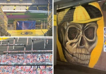 EL CORREO visita el estadio del Dortmund: así son el 'Muro amarillo' y la grada de pie de los hinchas del Athletic