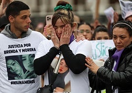 Manifestación en Argentina por el triple asesinato.