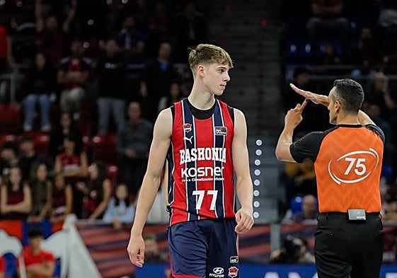 Joksimovic hace historia y se convierte en el baskonista más joven en debutar en la Euroliga