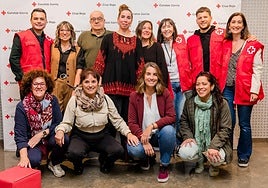 Alejandro Santander, Teresa Romero, Andrés Calvo, Ester González, Ainara Valverde, Merche García, Iñaki Puelles, Maite Lozano (arriba) y Virginia Pérez de Heredia, Alicia Arrinda, Ingrid Beltrán y Kelly Ytriago (abajo).