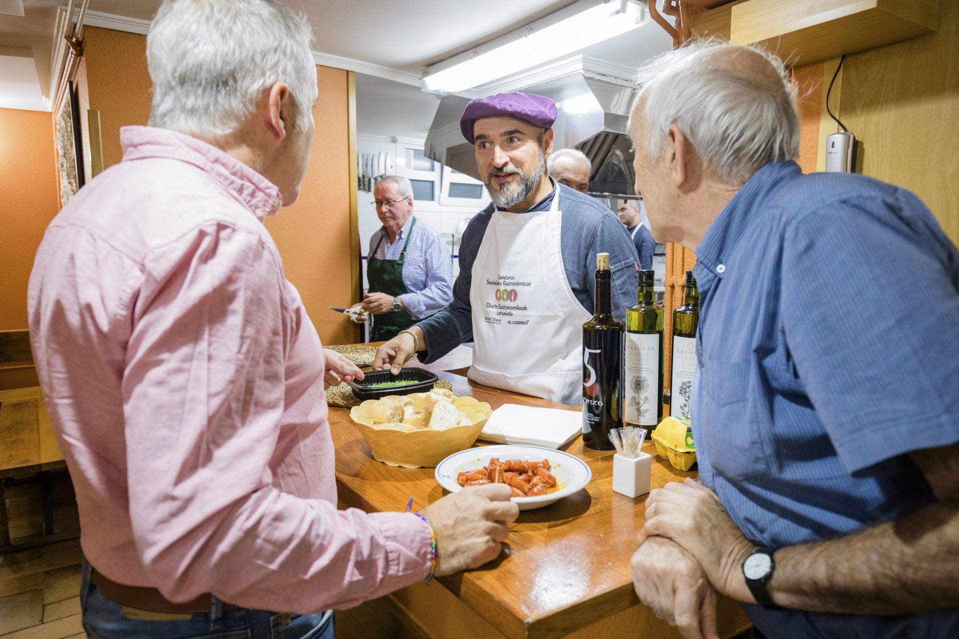 Así fue la cena en Txoritokieta