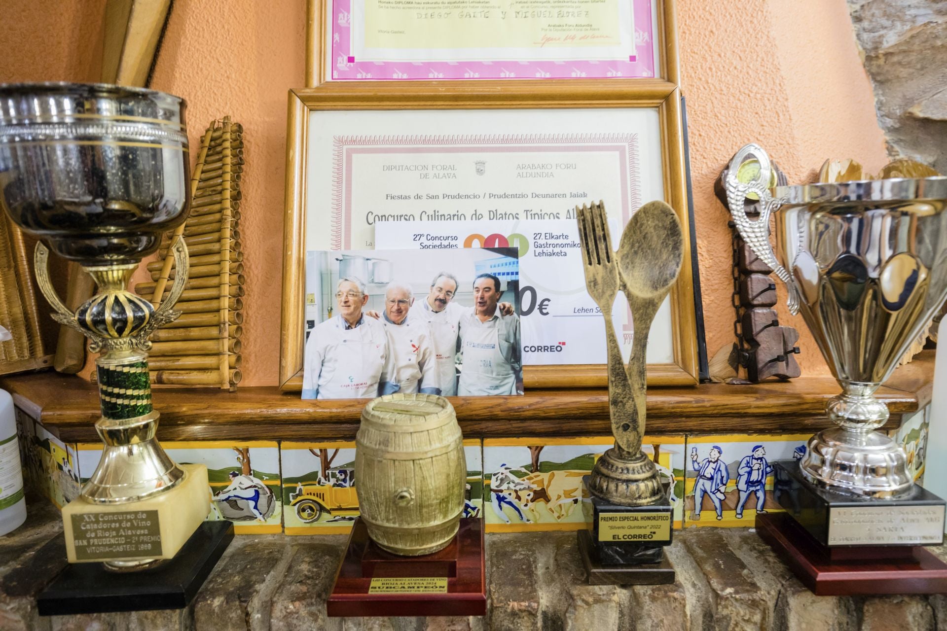 Así fue la cena en Txoritokieta