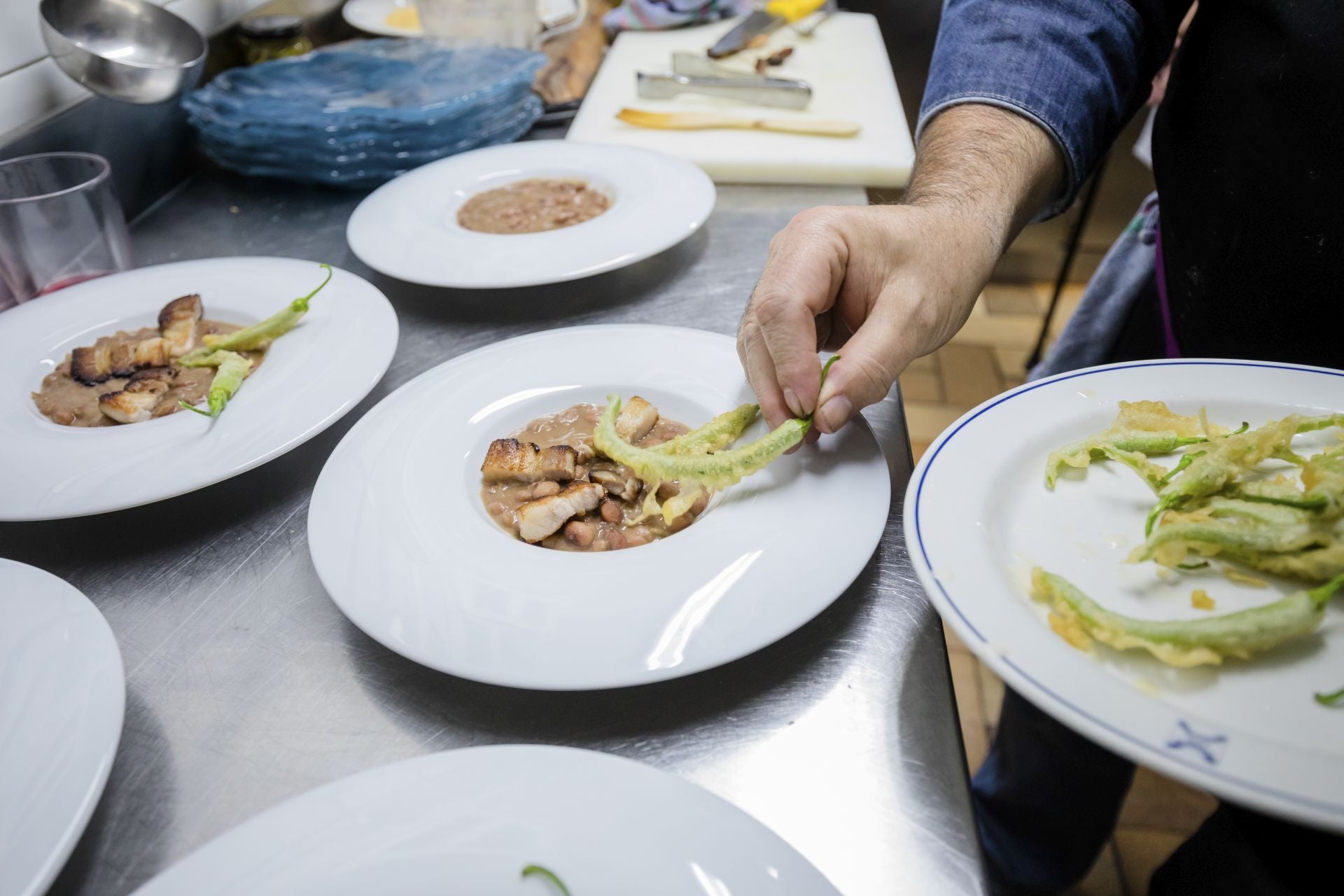 Así fue la cena en Txoritokieta