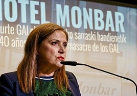 La consejera de Justicia y Derechos Humanos del Gobierno Vasco, María Jesús San José.