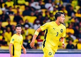 Facundo Garcés, con Malasia.