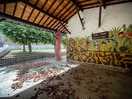 Instalaciones en las que se celebra el campamento de Bernedo.