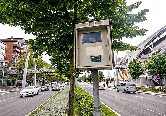 Radar instalado en la calle Zaramaga.