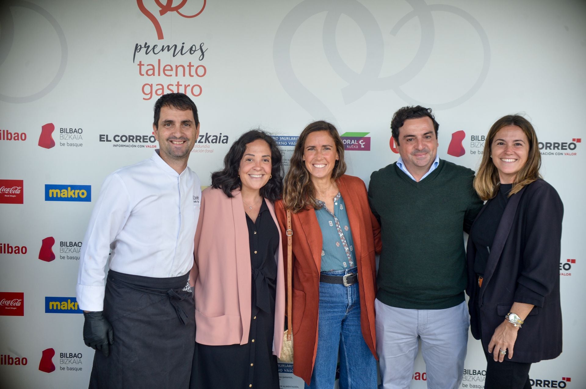 Joseba Arriaga, María Beldarrain, Elena Rodrigo, David Martínez y Leire Sánchez