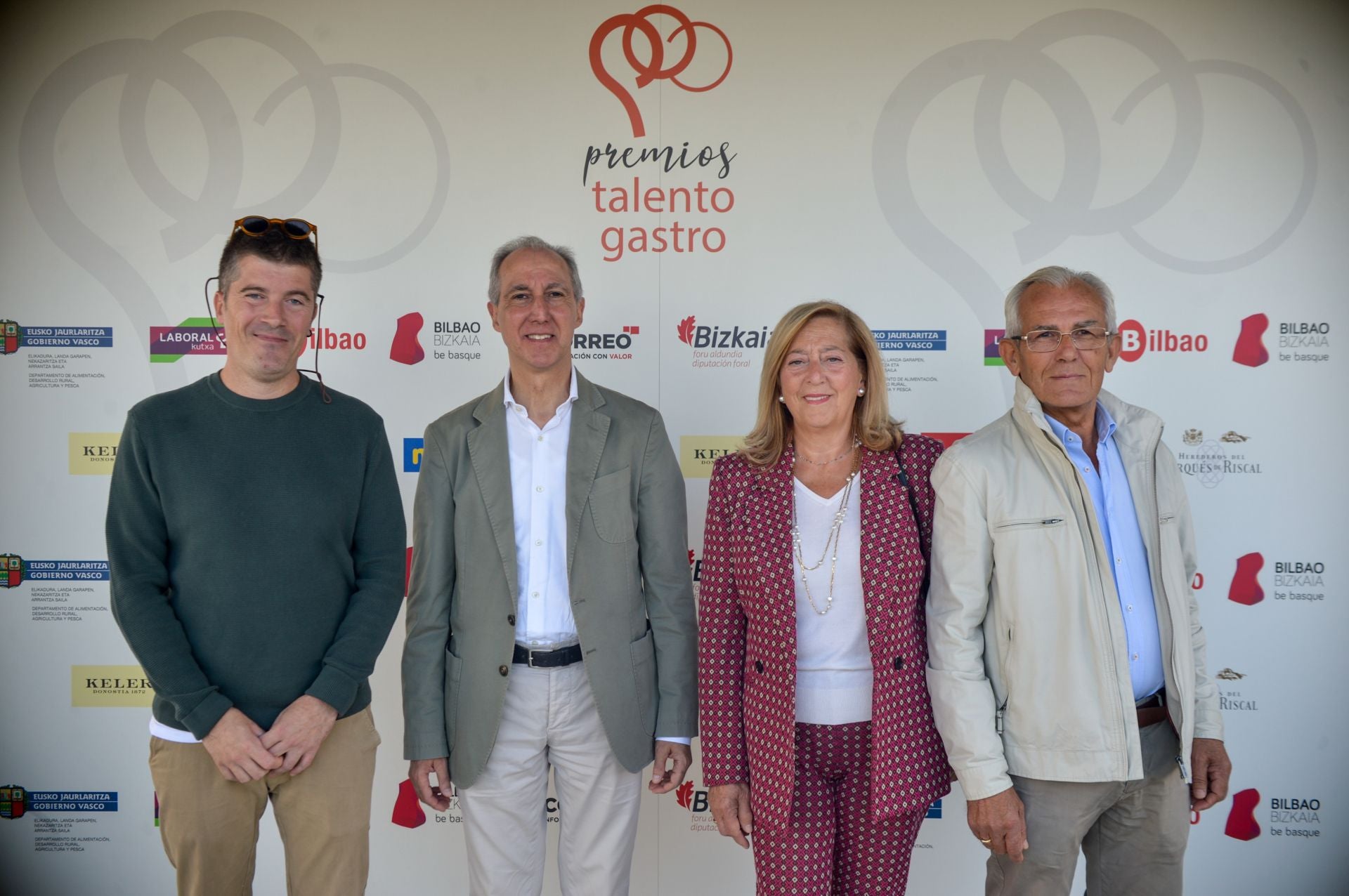 Iñaki Lazkano, José Antonio Ramos, Loli Martín y Pentxo García.