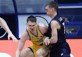 Lazarevic hizo un gran partido en defensa y rebote.