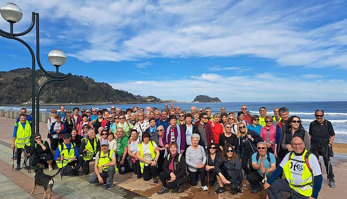 Las caminatas son una de las iniciativas con más éxito entre las personas asociadas.