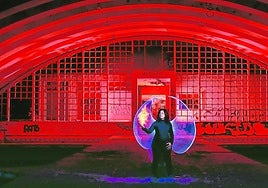 'RdeR Lightpainting', instantánea de Guillermo Pérez, fue la mejor fotografía presentada al concurso según el jurado.