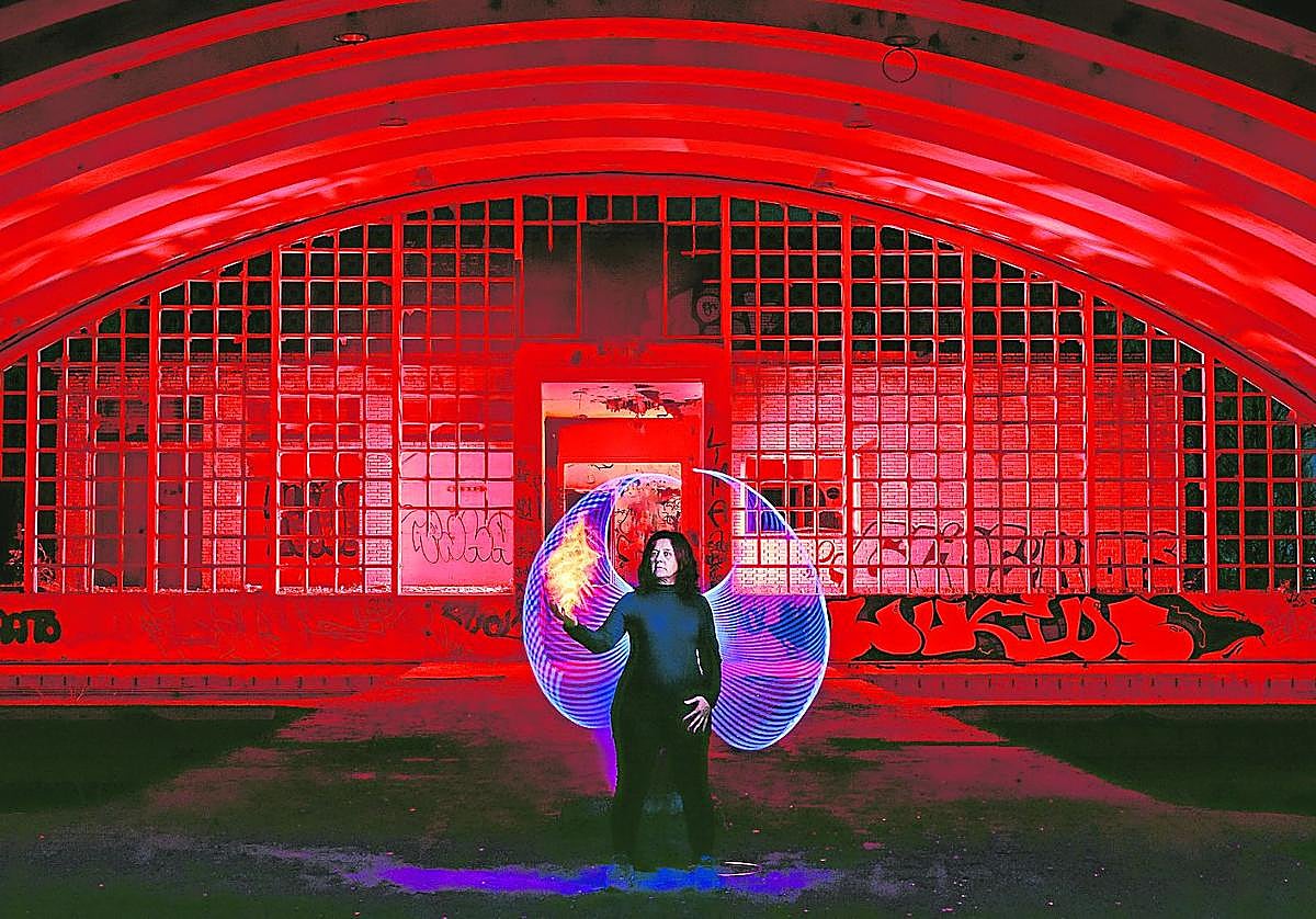 'RdeR Lightpainting', instantánea de Guillermo Pérez, fue la mejor fotografía presentada al concurso según el jurado.