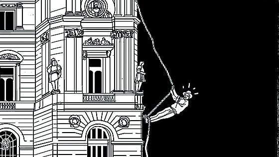 El 'hombre mosca' que escaló el Ayuntamiento de Bilbao