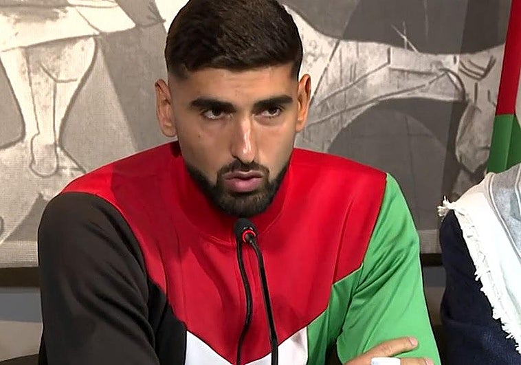 El vizcaíno Yaser Hamed se rompe al agradecer a Euskadi el apoyo mostrado a Palestina: «Ha sido increíble»