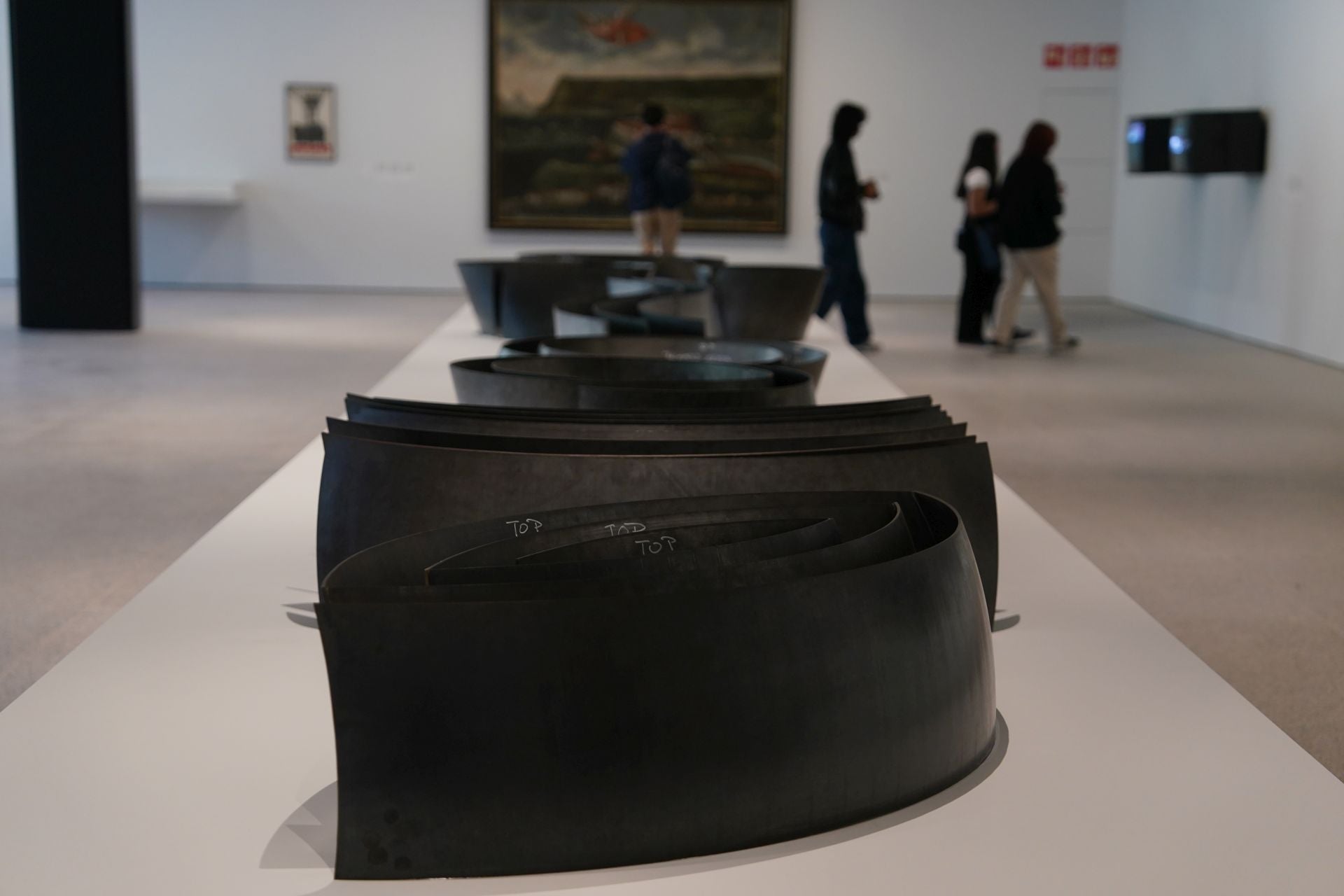 Las maquetas de la obra de Serra.