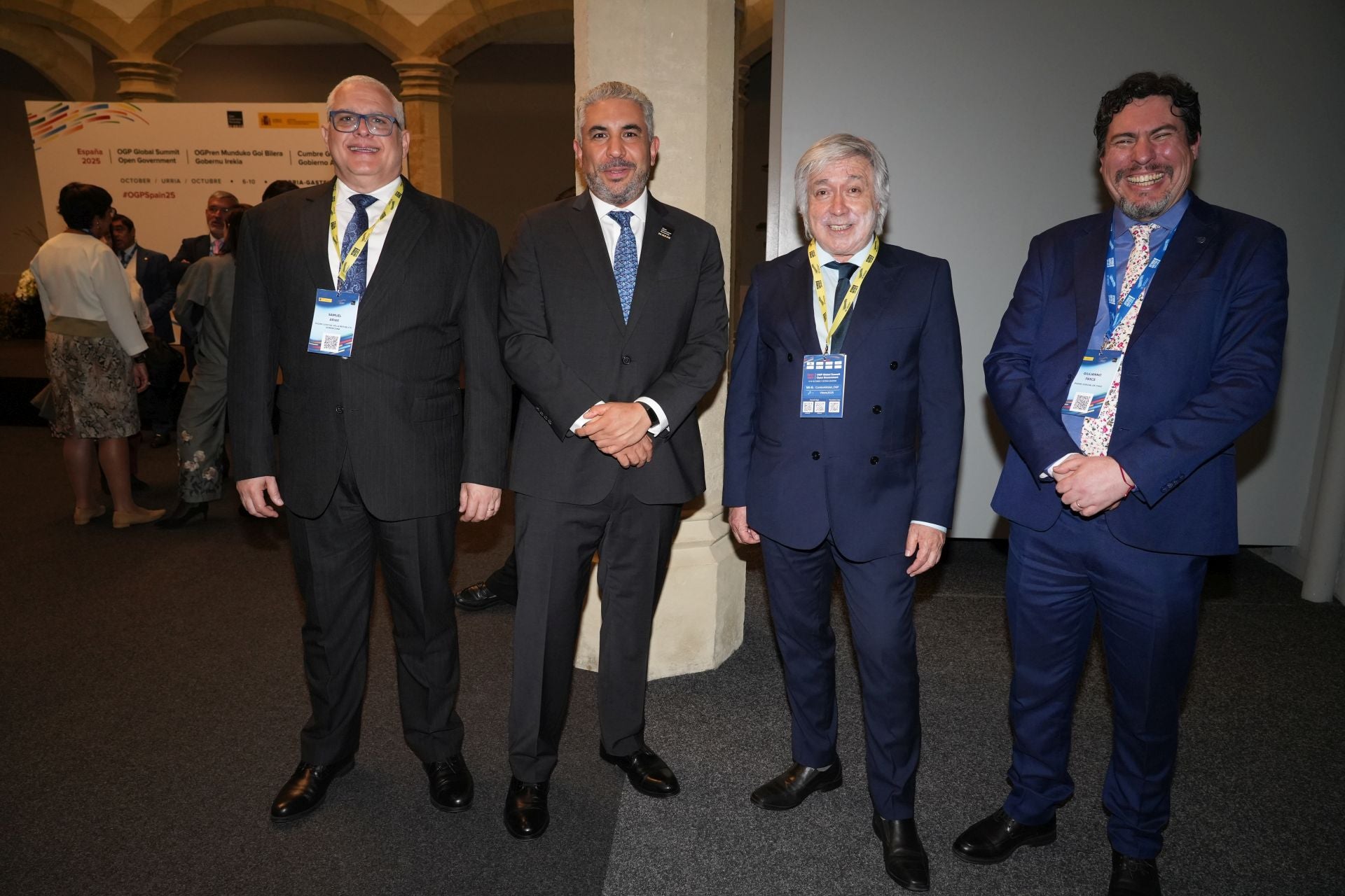 Samuel Arias, Alonso Cerdán, Mauricio Silva Cancino y Guiliano Pesce. 