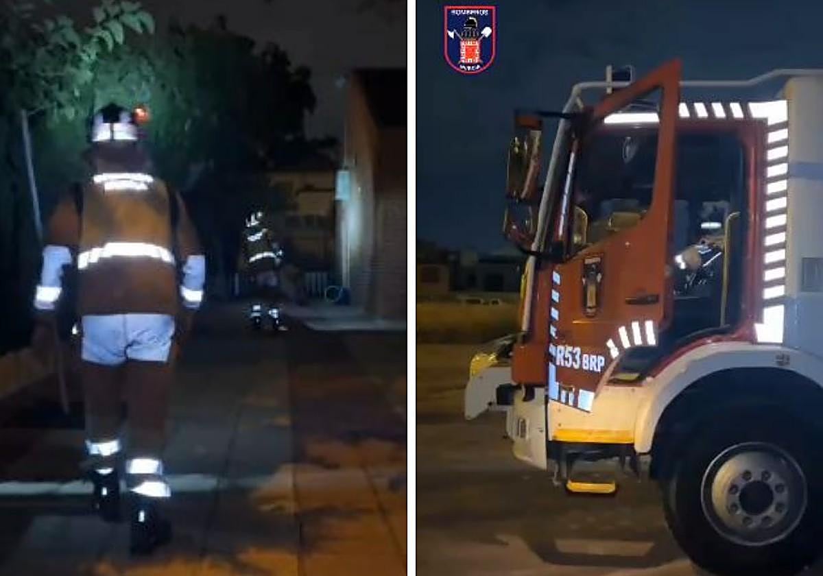 Surrealista intervención de los bomberos de Murcia de madrugada en un colegio por culpa de un cumpleaños