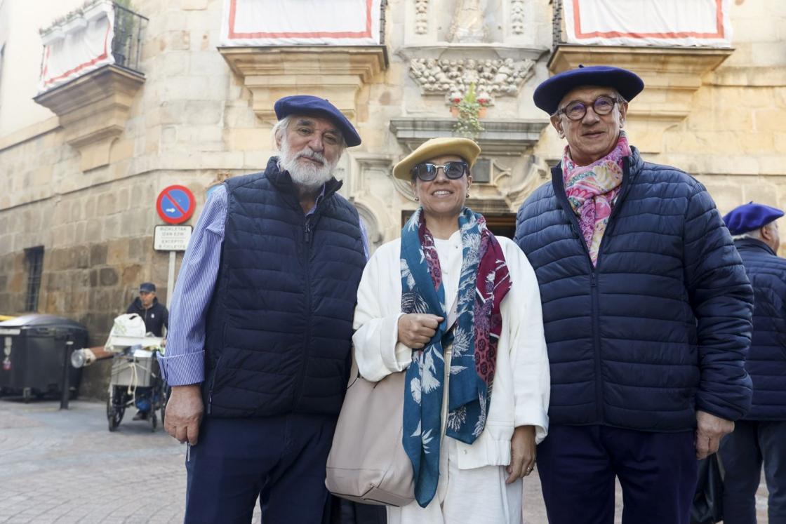 Marino Montero, Isabel Viñas y Roberto Ibarretxe.