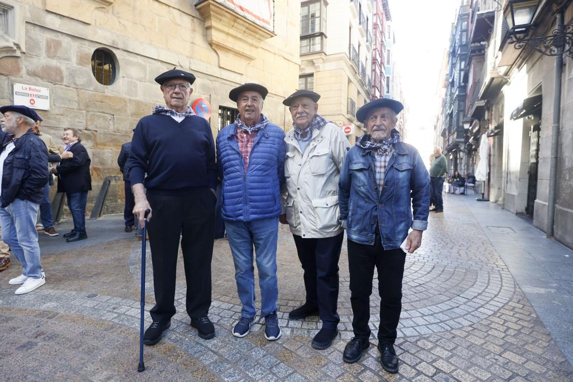 Eduardo Gómez, Jon Atxutegi, Carlos Martín e Iñaki Zabaleta. 
