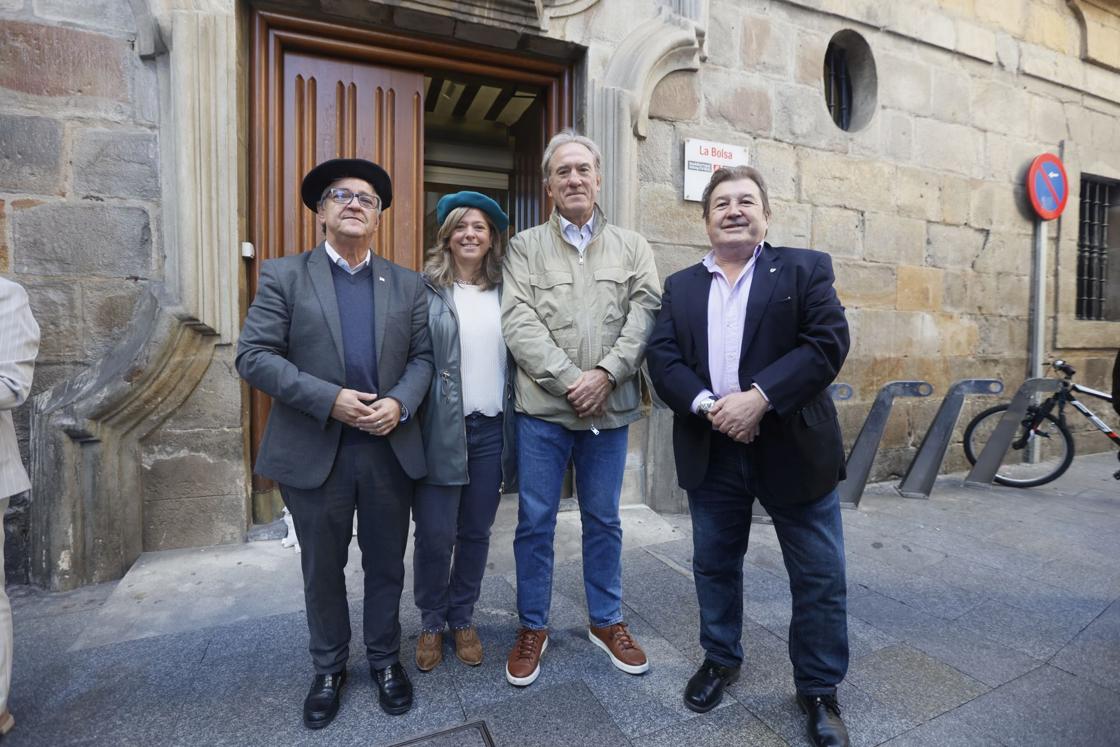 Jon Bilbao, Begoña Castaño, Andoni Goikoetxea e Iñaki Basabe.