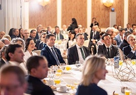 Nutrida presencia empresarial y Esteban y Ortuzar, de nuevo juntos