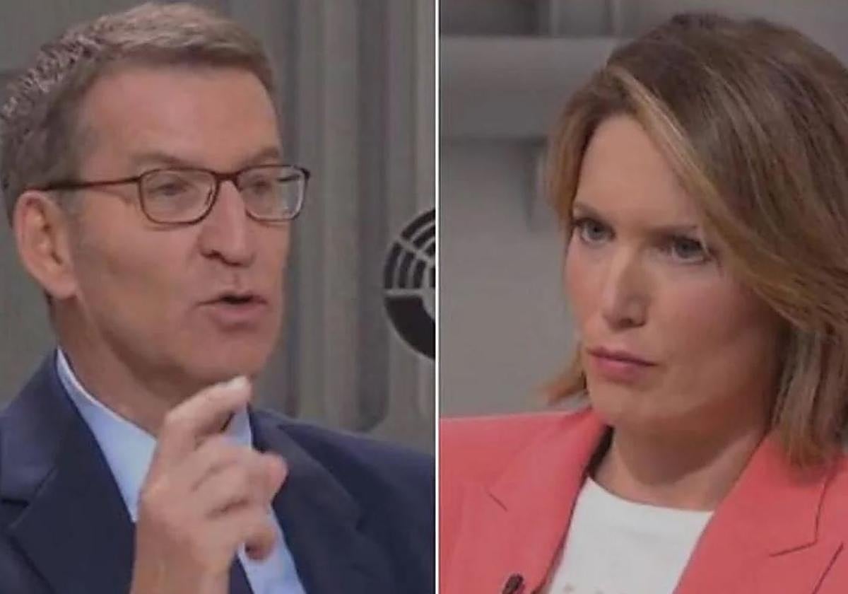 Silvia Intxaurrondo revela el mensaje que recibió tres minutos antes de acabar su famosa entrevista con Feijóo