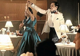 Jone Laspiur y Eneko Sagardoy en 'Karmele'.