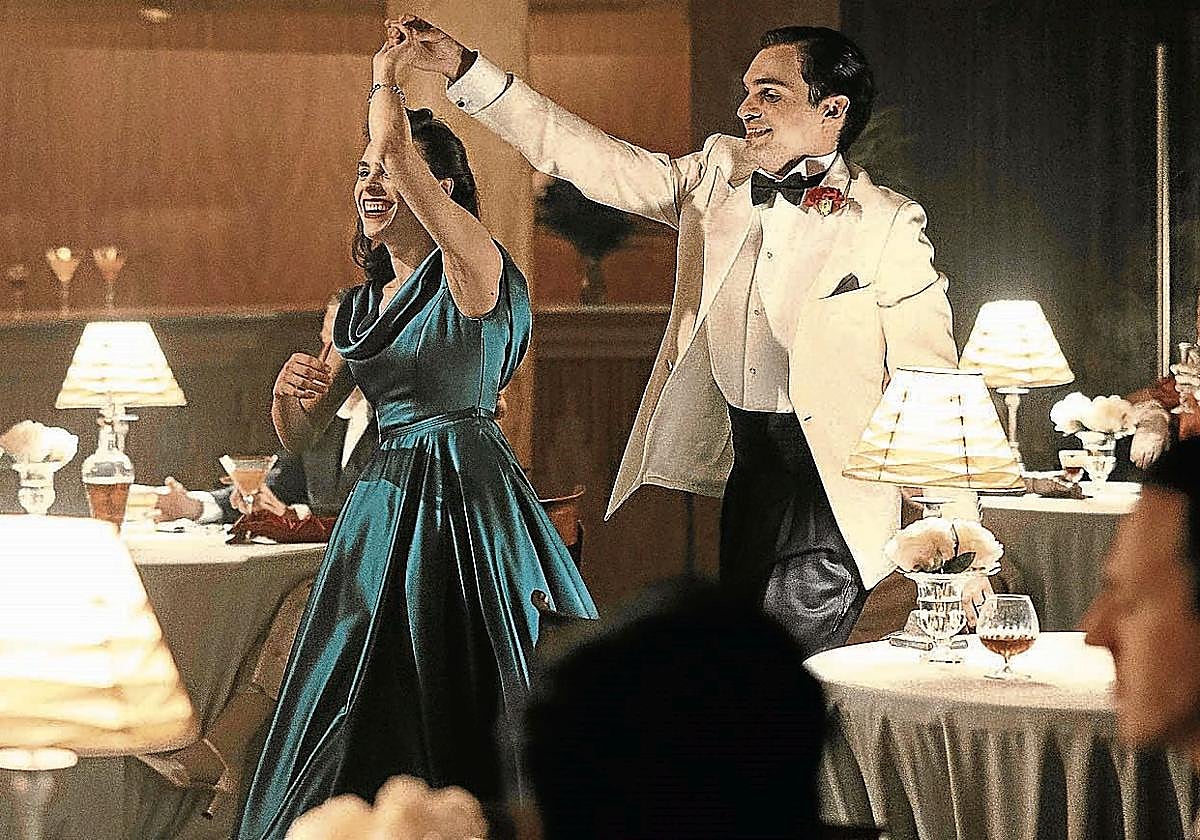 Jone Laspiur y Eneko Sagardoy en 'Karmele'.