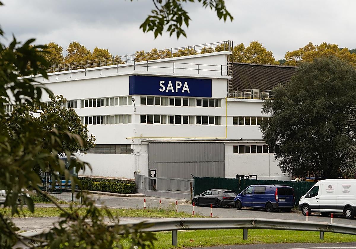 Instalaciones de la empresa guipuzcoana Sapa en la localidad de Andoain.