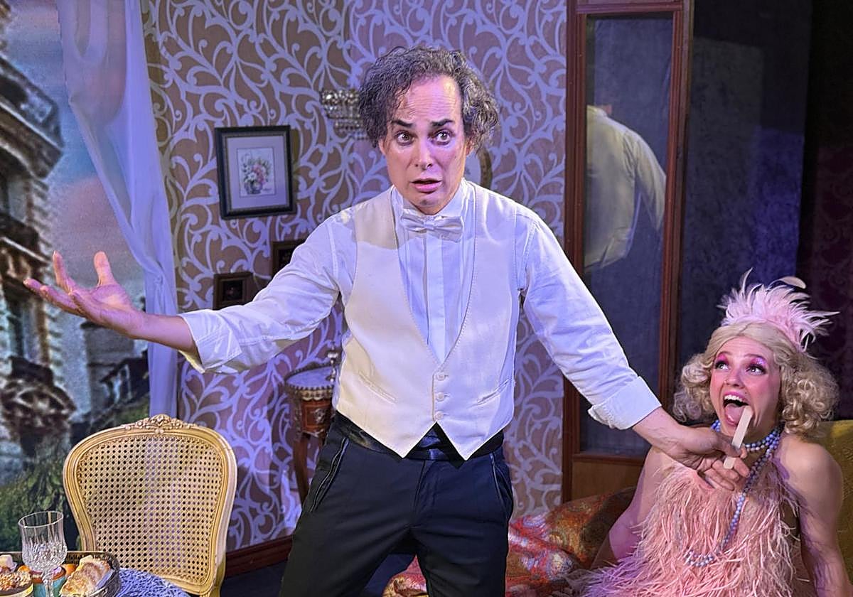 Iker Ortiz de Zárate, en un pase de 'Modisto exclusivo para señoras'.