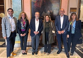 Gerardo Catalina, Reyes Osés, Pedro Salazar, Eva Larra, Luis López e Idoia Santamaría.