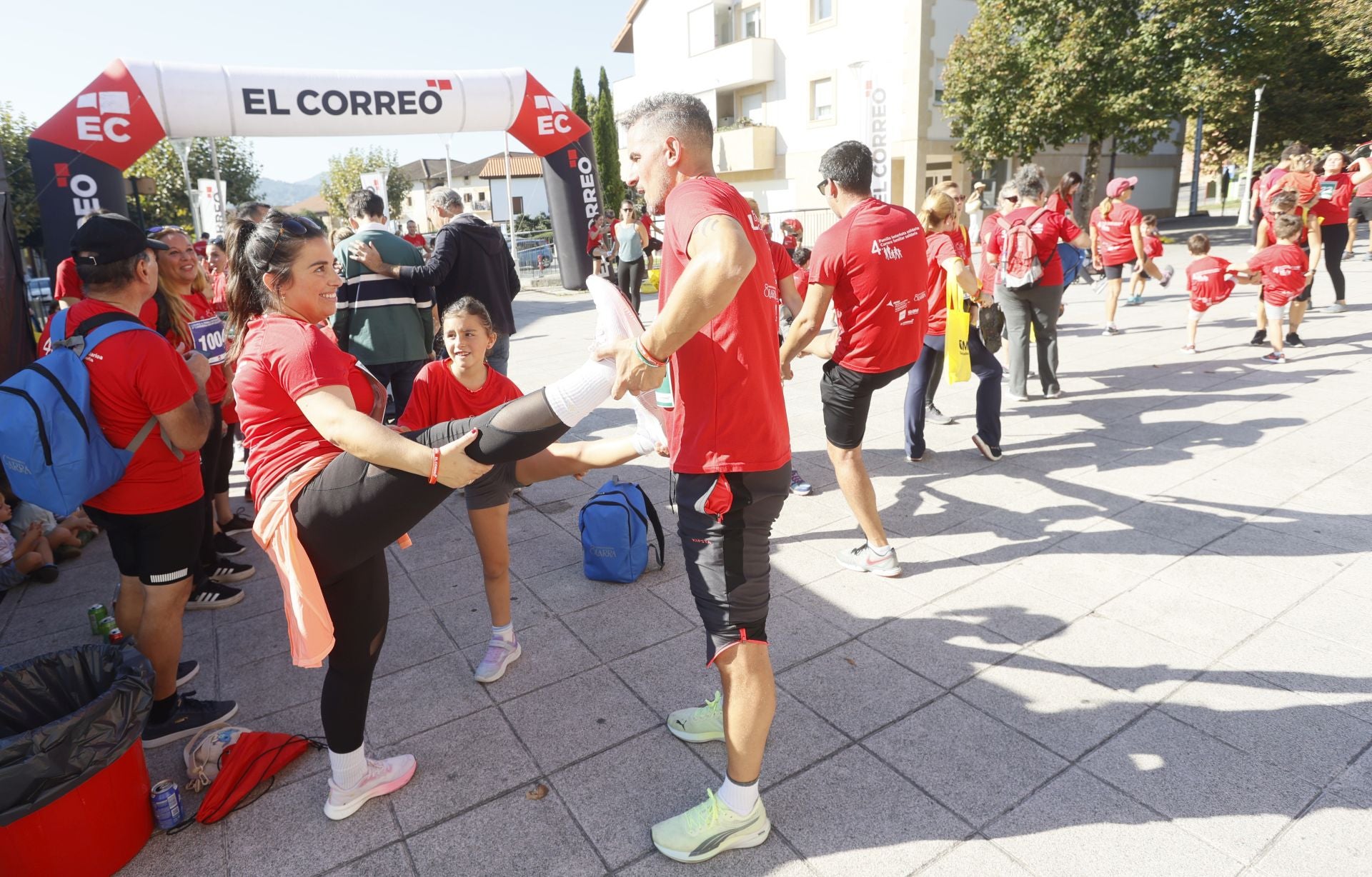 Carrera Familiar Solidaria de Loiu organizada por EL CORREO