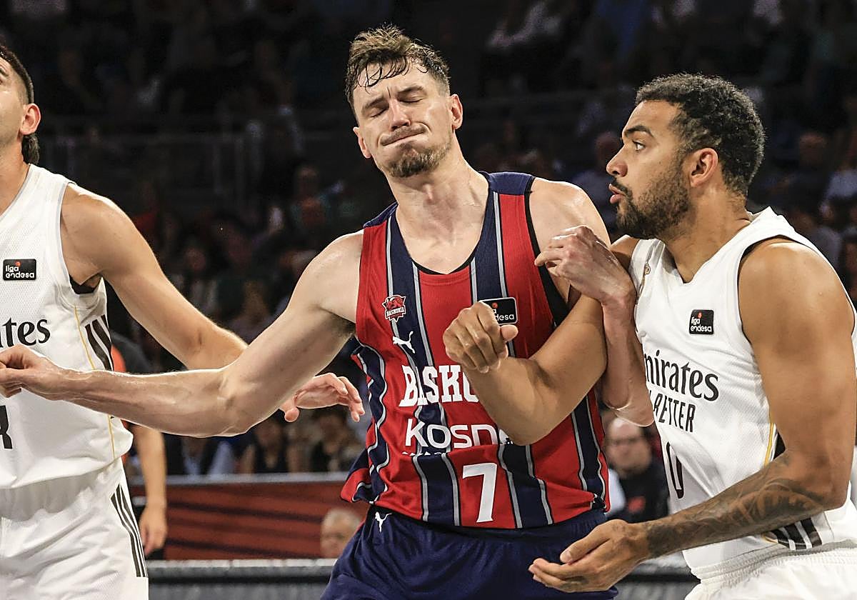 Kurucs, en el partido contra el Real Madrid.