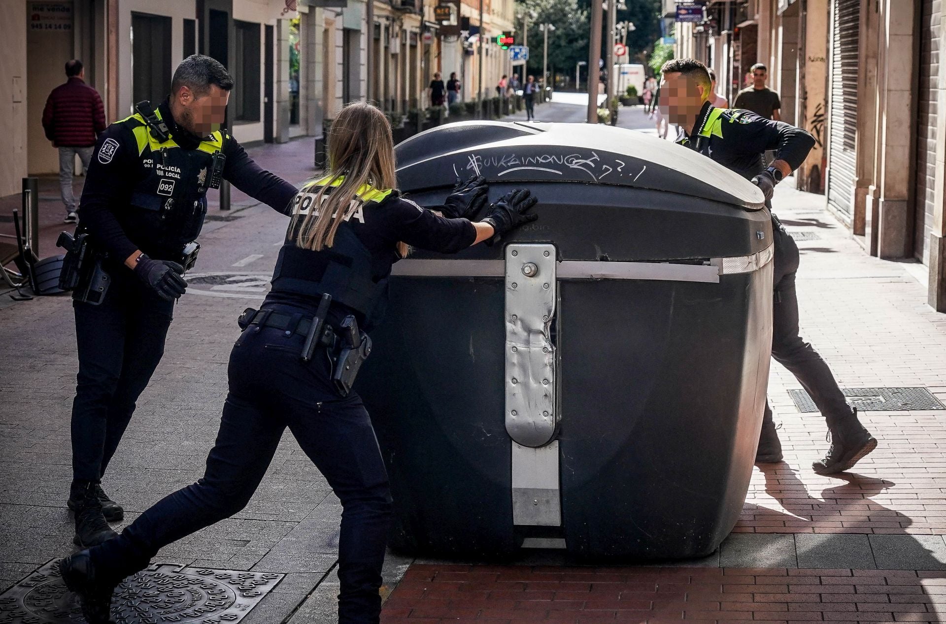 Batalla campal en Vitoria por la presencia de La Falange