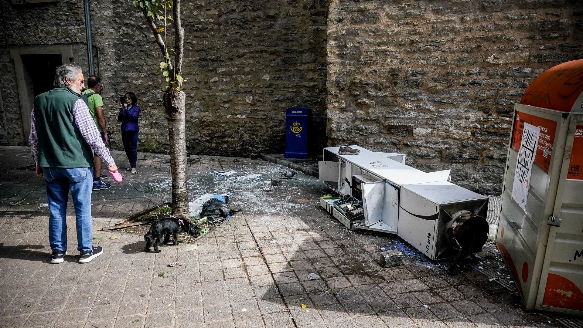Batalla campal en Vitoria por la presencia de La Falange