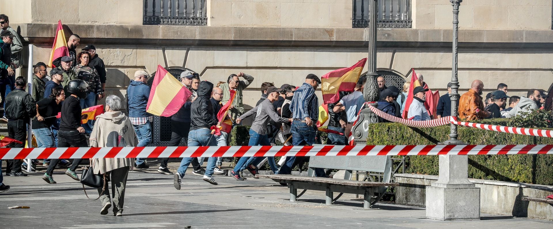 Batalla campal en Vitoria por la presencia de La Falange